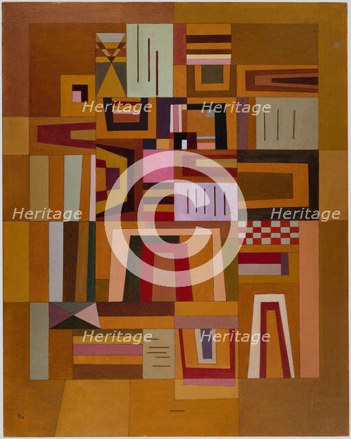 Ausgleichrosa (Pink Compensation), 1933. Creator: Kandinsky, Wassily Vasilyevich (1866-1944).