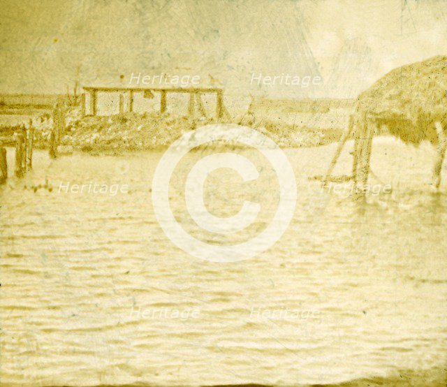 Flood, Ramskapelle, Belgium, c1914-c1918. Artist: Unknown.