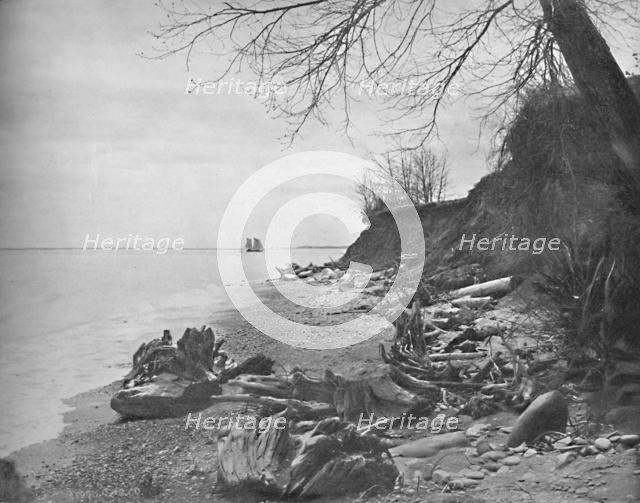 'Heading for the Shore, Lake Michigan', c1897. Creator: Unknown.