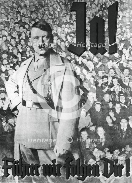 Adolf Hitler, German propaganda poster, c1933-1945. Artist: Unknown