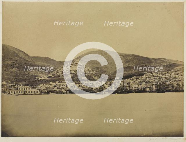 Syros, Center of the Levant Trade, c. 1850s. Creator: Unidentified Photographer.