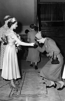 Princess Margaret at the Annual General Meeting of the Royal Student Nurses, 1953. Artist: Bippa