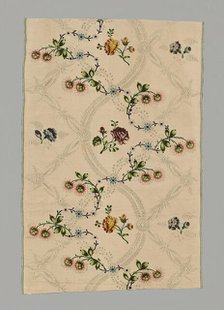 Panel, Spitalfields, c. 1745. Creator: Unknown.