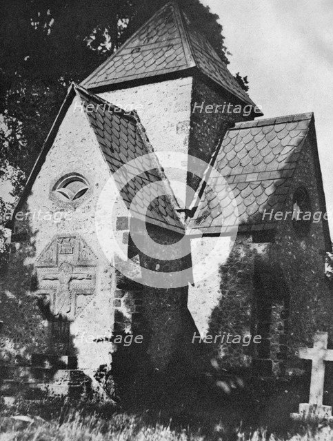 Chideock Church, Dorset, 1924-1926.Artist: Herbert Felton