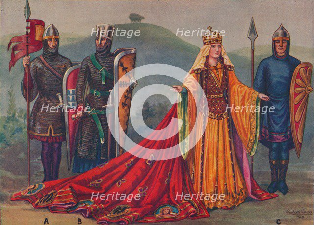 'The Lady of the English, 1141', 1926. Artist: Herbert Norris.