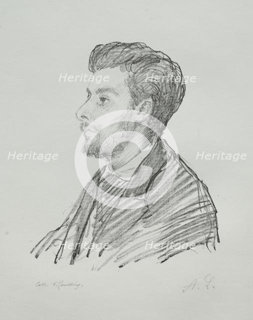 Fréderic Régamey. Creator: Alphonse Legros (French, 1837-1911).