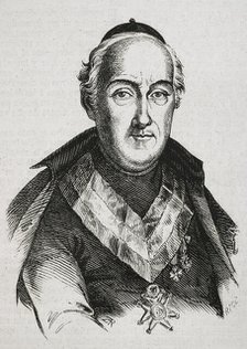 Juan Escoiquiz, (1747-1820), Spanish writer, politician and clergyman, 1853. Creator: Bernardo Rico.