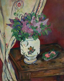 Lilacs and camellias, 1936. Creator: Valadon, Suzanne (1865-1938).