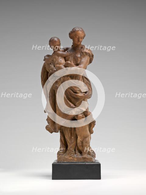 Charity, 1700. Creator: Giuseppe Mazzuoli the Elder.