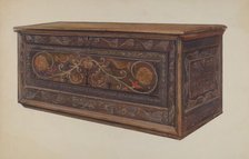 Painted Guilford Chest, 1935/1942. Creator: Edward F. Engel.