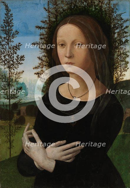 Portrait of a Young Woman, ca. 1490-1500. Creator: Lorenzo di Credi.