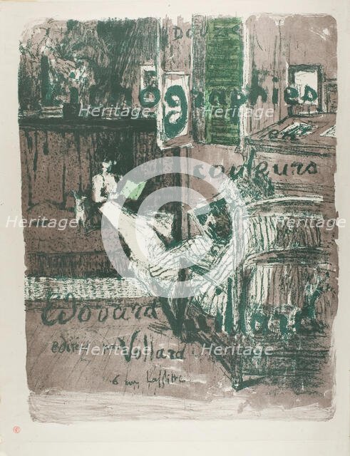 Album Cover for Landscapes and Interiors, 1899. Creator: Edouard Vuillard.