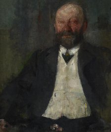 Portrait of Adam Nowina Boznanski, Artist's Father, c1903. Creator: Olga Boznanska.