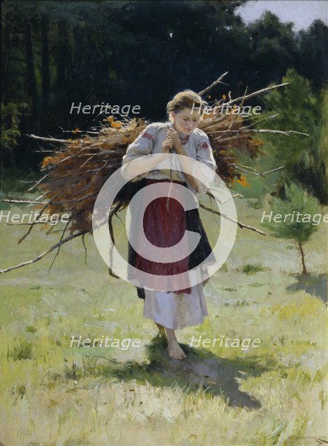 From the Forest, 1900. Artist: Pimonenko, Nikolai Kornilovich (1862-1912)