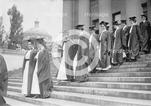 Barnard Girls, 1914. Creator: Bain News Service.