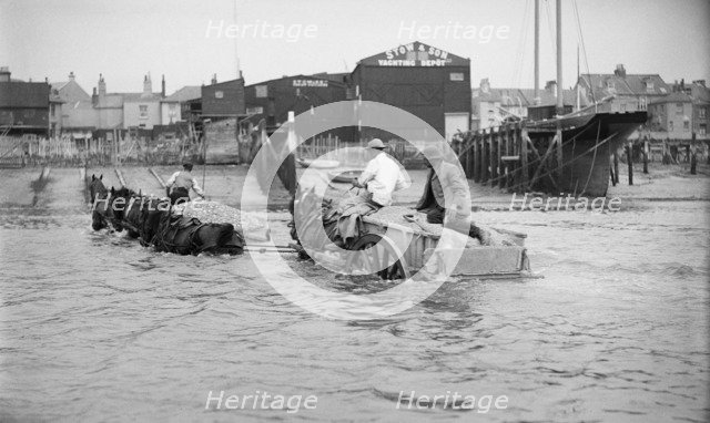 Shoreham harbour, Shoreham-by-Sea, West Sussex, 1905-1925. Artist: Edward John Bedford.