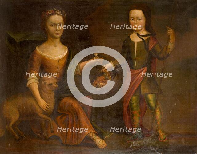 Two Children Of The Holte Family, 1800. Creator: Unknown.