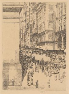 Fifth Avenue, Noon, 1916. Creator: Frederick Childe Hassam.