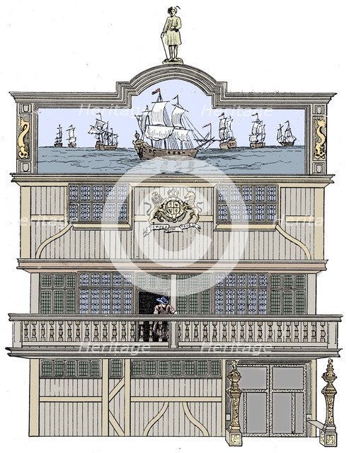 Front of the old East India House, London, 1894. Artist: Unknown.