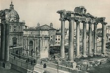 Forum Romanum with the Arch of Septimius Severus, Rome, Italy, 1927. Artist: Eugen Poppel.