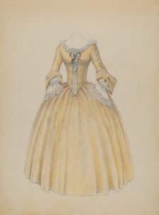 Dress, c. 1940. Creator: Jessie M. Benge.