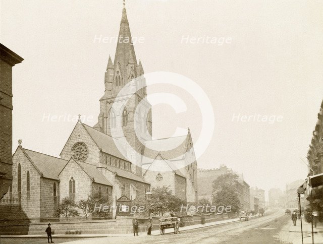 St Barnabas Cathedral, Derby Road, Nottingham, Nottinghamshire, c1870-1880. Artist: Unknown