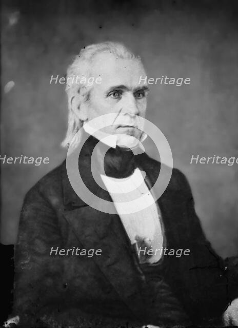 President James K. Polk, between 1855 and 1865. Creator: Unknown.