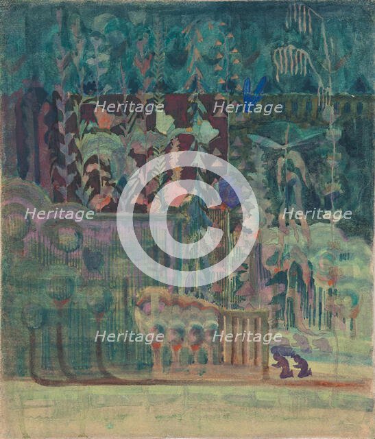 Fantasy, 1908. Creator: Ciurlionis, Mikalojus Konstantinas (1875-1911).