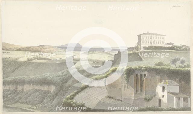 Landscape near Genzano di Roma, 1778-1847. Creator: Josephus Augustus Knip.