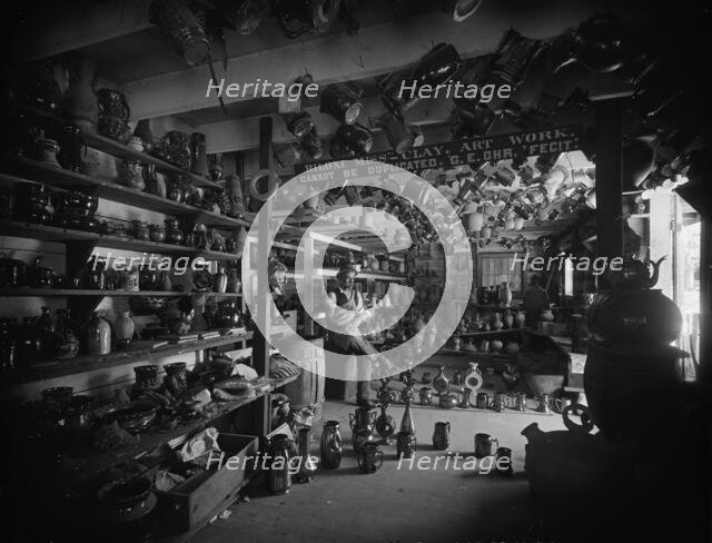 Interior of the pottery, Biloxi, Miss., c1901. Creator: Unknown.