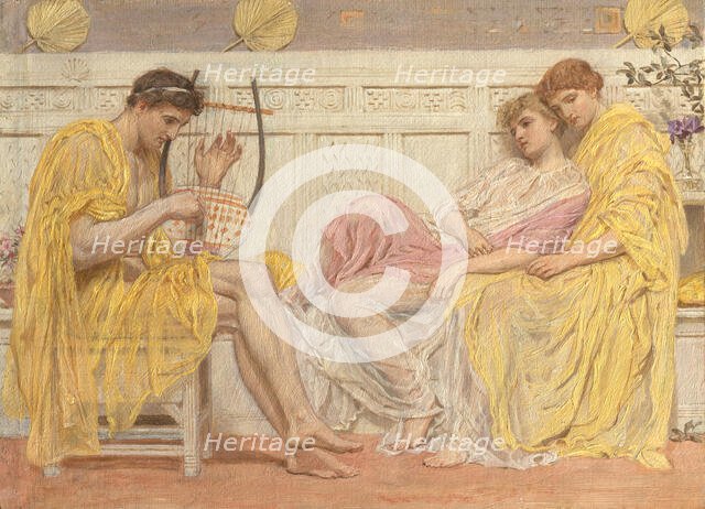 A Musician, ca. 1867. Creator: Albert Joseph Moore.