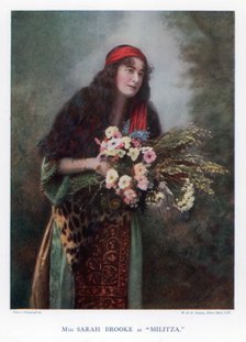 Sarah Brooke, British actress, 1901.Artist: W&D Downey