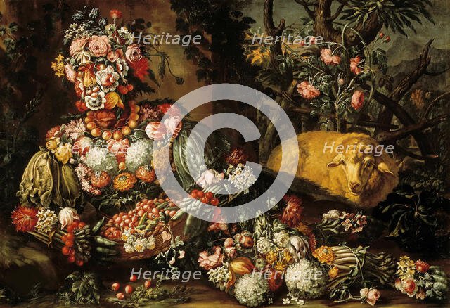 The Four Seasons: Spring, Between 1685 and 1695. Creator: Rasio, Antonio (active 1677-c. 1695).