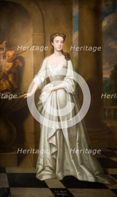 Portrait Of Mary, Marchioness Of Rockingham, d.1761, 1720. Creator: Sir Godfrey Kneller.