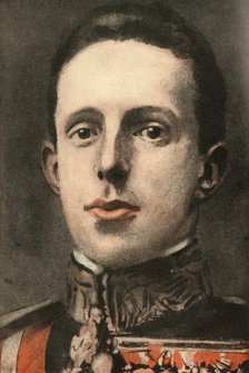 'Alfonso XIII., King of Spain', 1910. Creator: Joseph Simpson.