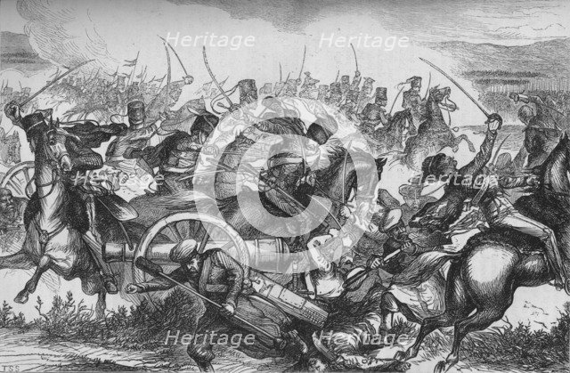 'Charge of the Light Cavalry at Balaclava', c1880. Artist: T.S.S.