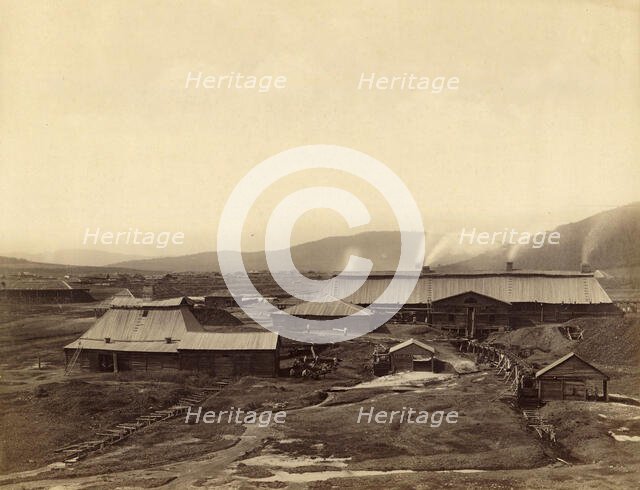 East Side of the Kutomara Silver Smelting Plant, 1891. Creator: Aleksei Kuznetsov.