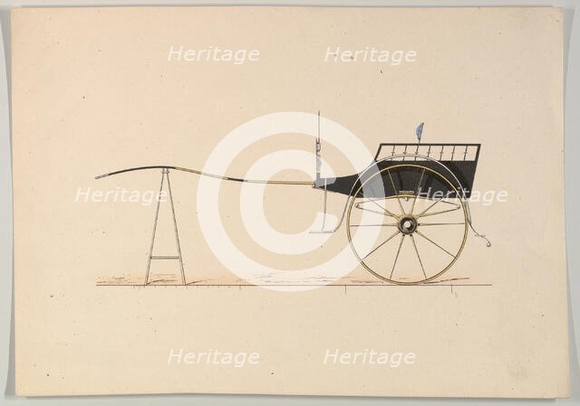 Design for Village Cart, 1850-74. Creator: Unknown.