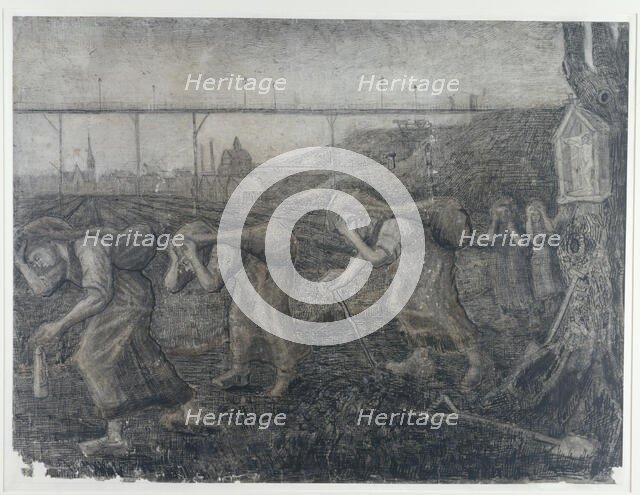 The bearers of the burden, 1881. Creator: Gogh, Vincent, van (1853-1890).