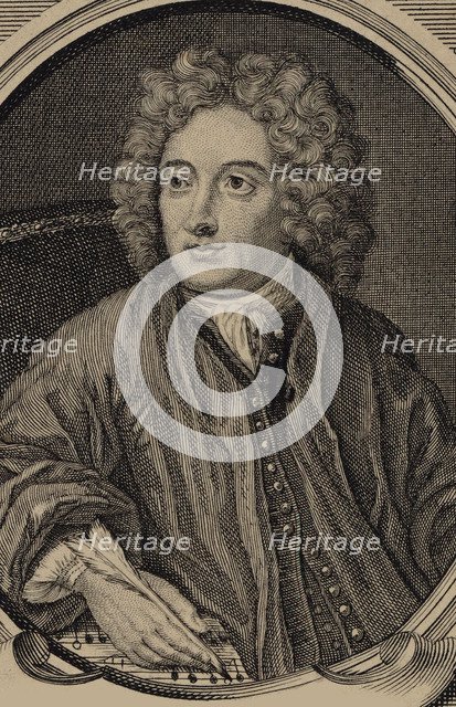 Portrait of the composer Arcangelo Corelli (1653-1713), 1730.