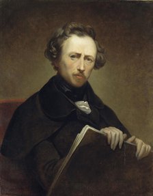 Self-Portrait at the age of 43, 1838. Creator: Scheffer, Ary (1795-1858).