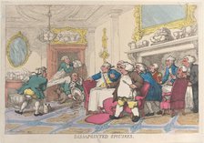 Disappointed Epicures, 1809., 1809. Creator: Thomas Rowlandson.