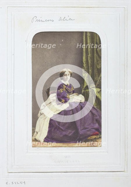 Princess Alice, 1860-69. Creator: Camille Silvy.