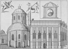 Temple Church, City of London, 1720. Artist: Anon