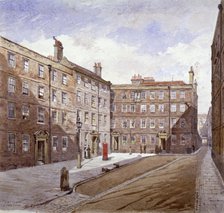 View of Brick Court, Middle Temple, London, 1882.                                                   Artist: John Crowther