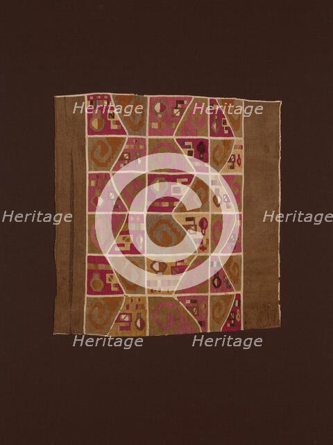 Fragment (Tunic), Peru, A.D. 600/800. Creator: Unknown.