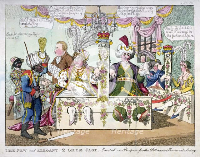 'The new and elegant St Giles's Cage...', 1802. Artist: Williams