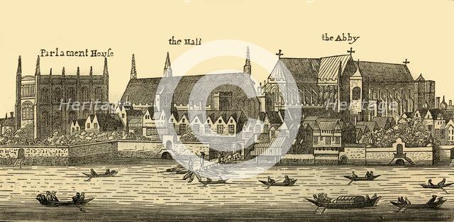 'Westminster in 1640', 1881. Creator: Wenceslaus Hollar.