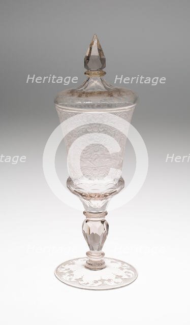 Goblet with Cover, Schleswig, c. 1725. Creator: Unknown.