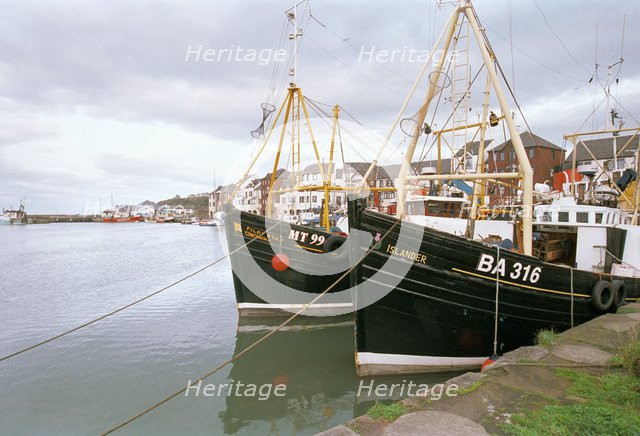 Maryport harbour, Cumbria, 1999. Artist: P Williams
